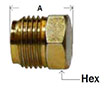 Steel Inverted Flare Plug Diagram